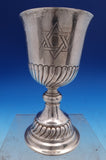 Judaica by Buccellati .925 Silver Goblet / Kiddush Cup Star of David (#8485)