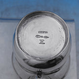 William Gale and Son Coin Silver Baby Cup Chased Repoussed Flowers (#8881)