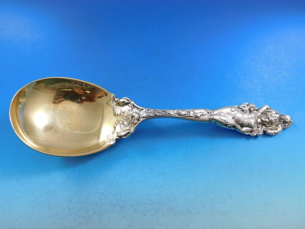 Love Disarmed by Reed and Barton Sterling Silver Salad Serving Spoon GW Old