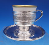 Wedgwood by International Sterling Silver Demitasse Cup Liner Saucer P42 (#8100)