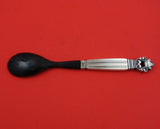 Acorn by Georg Jensen Sterling Silver Condiment Spoon HH with Black Implement 7"