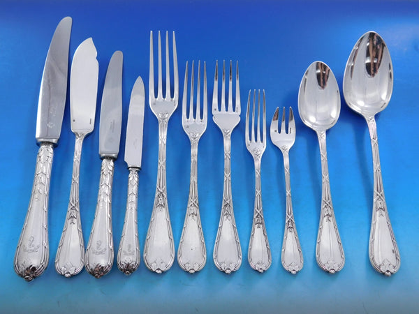 Rubans et Clochettes by Christofle Silverplate Flatware Service Set 114 pieces