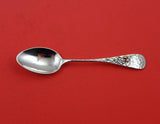 Mixed Metals by Whiting Sterling Silver Demitasse Spoon w/ flowers 4 1/2"