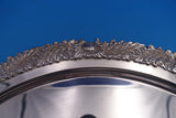 Chrysanthemum by Tiffany and Co Sterling Silver Beverage Tray Round w/Feet #9101