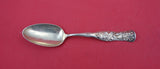 Flora by Shiebler Sterling Silver Teaspoon w/ wild rose #7  5 3/4"