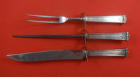 Trianon by International Sterling Silver Roast Carving Set 3-Piece HHWS Antique