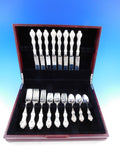 Old Orange Blossom by Alvin Sterling Silver Flatware Set 8 Service 32 pcs Dinner