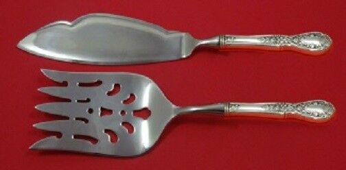 American Beauty by Manchester Sterling Silver Fish Serving Set HH 2pc Custom