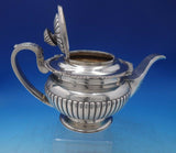 Wong Shing Chinese Export Sterling Silver Tea Set 3pc c.1840-1870 (#6462)