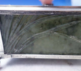 Edward I. Farmer by Farmer Inc. Sterling Silver Dresser Box Jade Quartz (#5576)