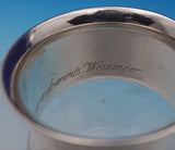 Wallace Sterling Silver Napkin Ring #W-94 1" 1.97 ozt. Monogrammed (#9004)