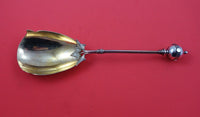 Ball by Gorham Sterling Silver Cracker Scoop GW 9 3/4" Rare c1865