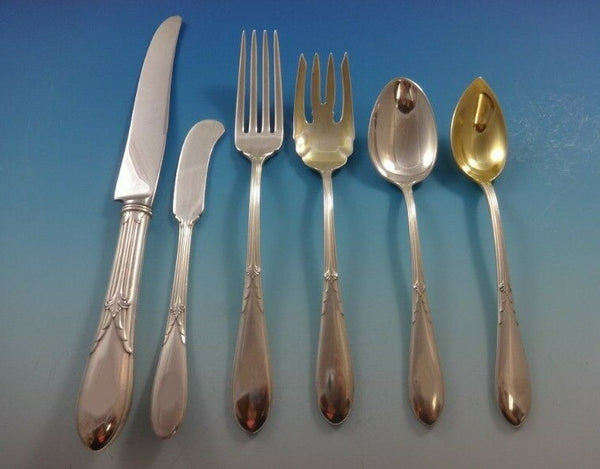 Rose Marie by Gorham Sterling Silver Flatware Set For 12 Service 76 Pieces
