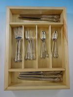 English Gadroon by Gorham Sterling Silver Flatware Set for 6 Service 24 pieces