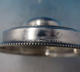 Beaded by Unknown Sterling Silver and Glass Cigar Jar Axe Emblem #53858 (#5783)