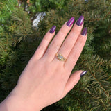 14k Gold Victorian Fancy Belcher .50ct Genuine Natural Diamond Men's Ring #J6536
