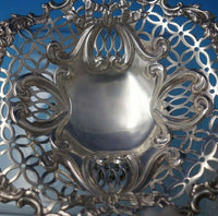 English Sterling Silver Sweet Meat Dish Pair with Bows and Flowers (#5357)