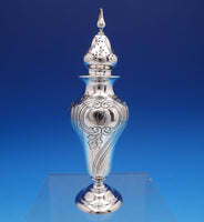 Floral by Shreve Sterling Silver Salt Dip and Pepper Shaker Set 2pc (#7768)