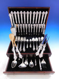 Masterpiece by International Sterling Flatware Set for 12 Service 98 pieces