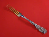 Blackberry by Tiffany and Co Sterling Silver Fruit Fork Gold washed 6" With Leaf