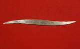 Pattern Unknown by Whiting Sterling Page Turner #1729 Acid-Etched flowers 9 3/8"