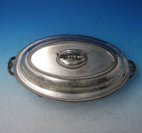 H.E. and Co English Silverplate Vegetable Dish Covered Removable Handle (#5753)