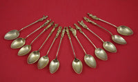 Apollo by Gorham Sterling Silver Set 12 Coffee Spoons 4 1/4" Figural Victorian