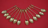 Apollo by Gorham Sterling Silver Set 12 Coffee Spoons 4 1/4" Figural Victorian