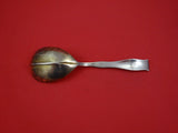 Flora by Shiebler Sterling Silver Berry Spoon pointed w/ garden lily  8 1/2"