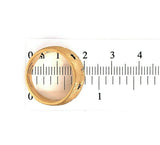 14k Yellow Gold Wide Heavy Sapphire and Diamond Band Ring (#J5438)