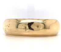 14k Yellow Gold Bangle Bracelet Jewelry 15.53dwt (#J5962)