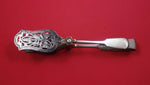Walker & Hall English Sterling Silver Asparagus Serving Tong Yoked Pcd BC 8 7/8"