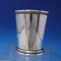 Beaded Edge By McAuliffe & Hadley Sterling Silver Mint Julep Cup Boston (#7095)