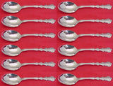 Angelique by International Sterling Silver Place Soup Spoon Set 12 pieces 6 5/8"