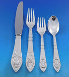 Fuchsia by Georg Jensen Klokke Sterling Flatware Set for 12 Dinner 170 Pieces
