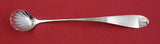 Coin Silver by Various Makers Mustard Ladle by DM Tyler shell bowl 5 1/4"
