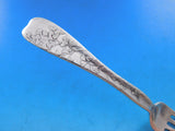 Lap Over Edge Acid Etched by Tiffany Sterling Regular Fork Gingko Leaves 7 1/4"