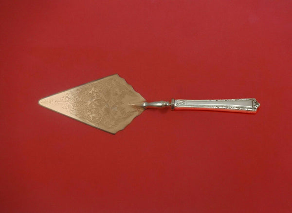 Processional by International Sterling Pastry Server Fancy Vermeil HH Custom