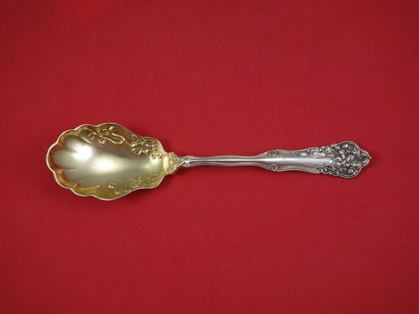Berwick by International Rogers Silverplate Plate Preserve Spoon GW 7 1/4"