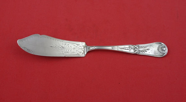 Kings I by Gorham Sterling Silver Master Butter Flat Handle Brite-Cut 7 1/2"