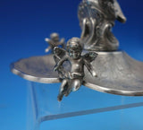 Portuguese Sterling Silver Cherub Stand w/Cherub Finial and Feet Figural (#4979)