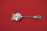 Trajan by Reed and Barton Sterling Silver Beef Fork Gold Washed Pierced 6 3/8"