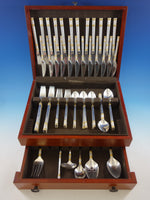 Aegean Weave Gold by Wallace Sterling Silver Flatware Set 12 Service 78 Pieces