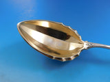 Old Colonial by Towle Sterling Silver Pudding Spoon Gold Washed Fluted 8"