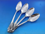 Grande Baroque by Wallace Sterling Silver Serving Spoon Set of 4 pieces 8 3/4"