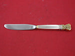 Celtic Weave Gold by Towle Sterling Silver Butter Spreader Hollow Handle 6 3/4"