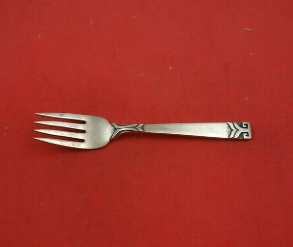 Aztec by Pedro Castillo Mexican Sterling Silver Salad Fork 5 7/8" Flatware