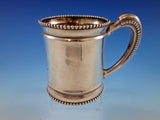 Wood & Hughes W&H Sterling Silver Baby Child's Cup Mug Beaded #271P