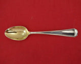 Livingston by Whiting Sterling Silver Demitasse Spoon Gold Washed 4" Antique