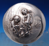 Unger Sterling Silver Dresser Jar Cover Pair (Covers Only) #7631 (#7473)